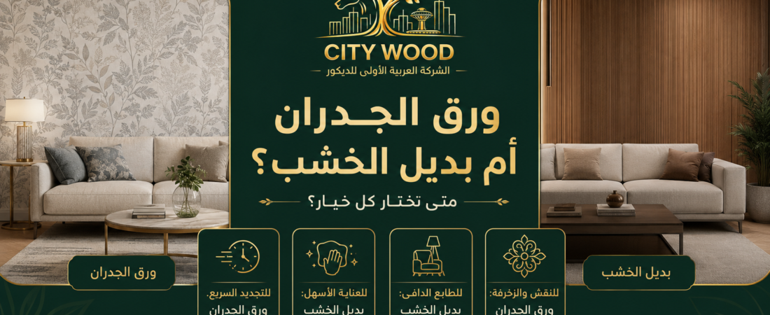 أيهما أفضل لغرف المنزل: ورق الجدران أم بديل الخشب؟