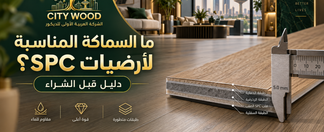 ما السماكة المناسبة لأرضيات SPC؟ دليل قبل الشراء